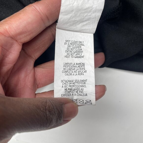 Marina Black Silver Sparkle Scallop Neckline Lace Midi Dress Event Occasion 8 - Picture 12 of 13